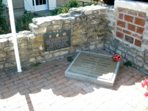 Memorial outside Marie at Cheux courtesy of JeanMarc Lesueur Memorial outside Marie at Cheux