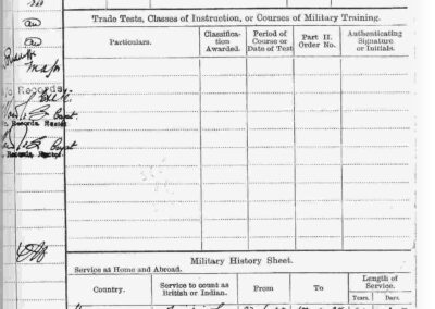 Thomas Blunt Military Record (1)