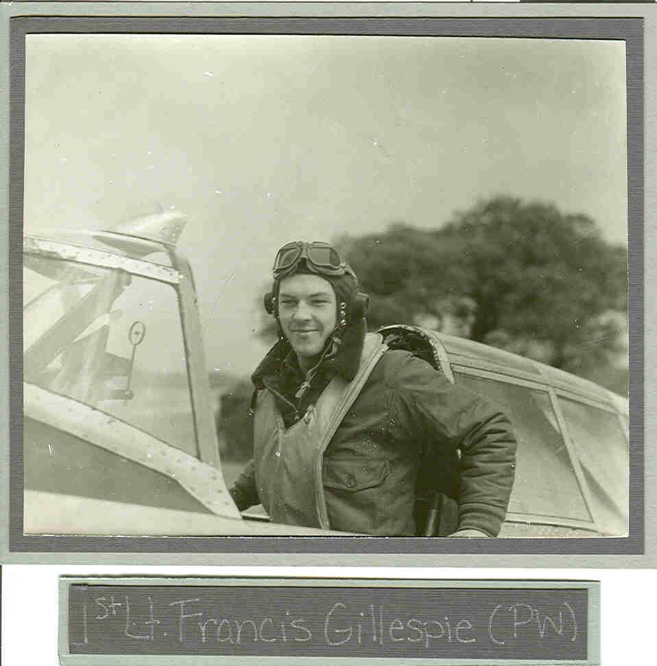 Francis T Gillespie in P47 Thunderbolt