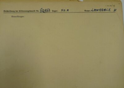German POW Card Lawrence (2)