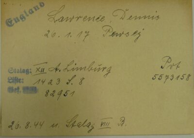 German POW Card Lawrence (5)