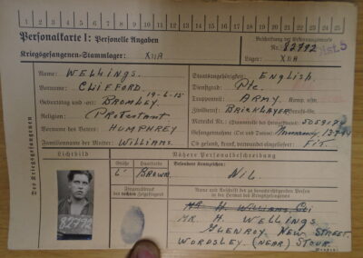 Wellings German PoW card (1)