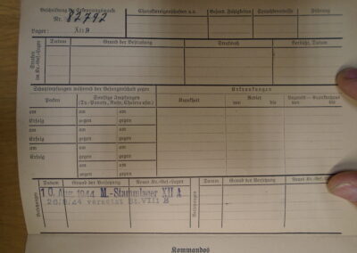 Wellings German PoW card (3)