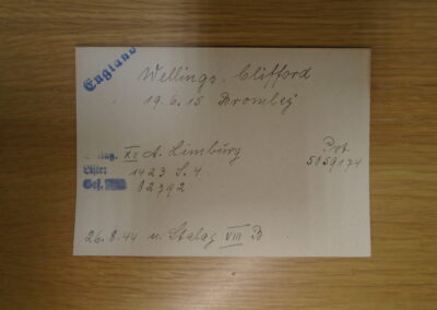 Wellings German PoW card (5)