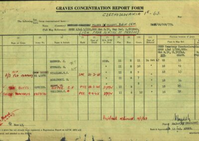 Wellings Grave Concentration Report